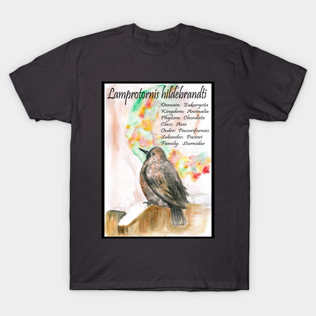 Starling T-Shirt by artbyluko